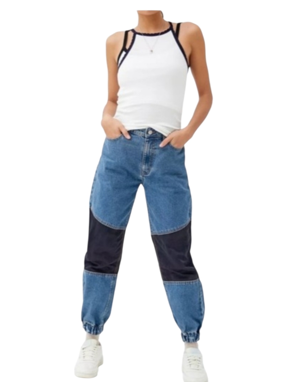 Women’s Two-Tone Patchwork BDG By Urban Outfitters Blue Jeans Size 29